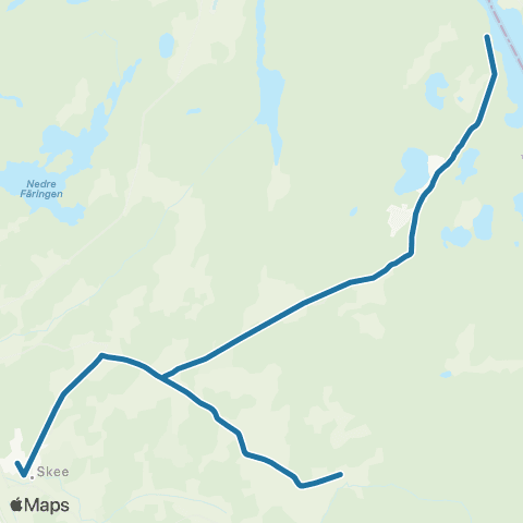 Västtrafik Skee Skola—Krokstrand map