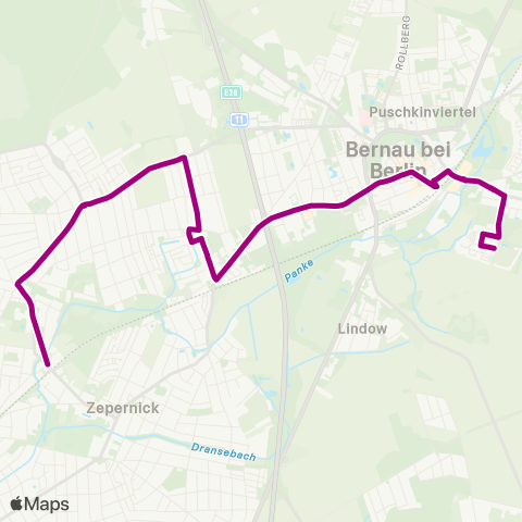 Barnimer Busgesellschaft 🅢 Zepernick ↔︎ Herkulesstr. map