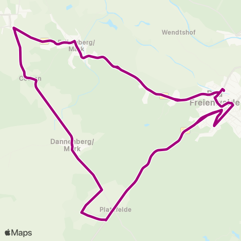 Barnimer Busgesellschaft Busbahnhof ↔︎ Busbahnhof map