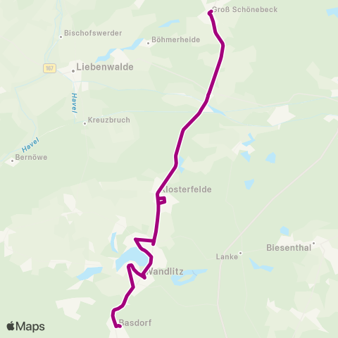Barnimer Busgesellschaft Schule ↔︎ Feuerwehr map