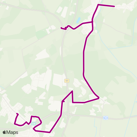 Verkehrsgesellschaft Teltow-Fläming Denkmal ↔︎ Wendestelle map