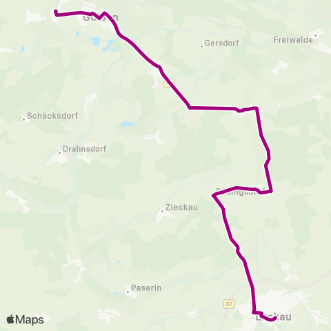 Regionale Verkehrsgesellschaft Dahme-Spreewald  map