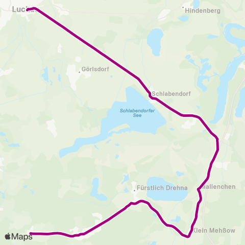 Regionale Verkehrsgesellschaft Dahme-Spreewald  map