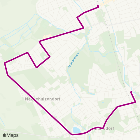 Regionale Verkehrsgesellschaft Dahme-Spreewald 🅢 Eichwalde ↔︎ 🅢 Zeuthen map