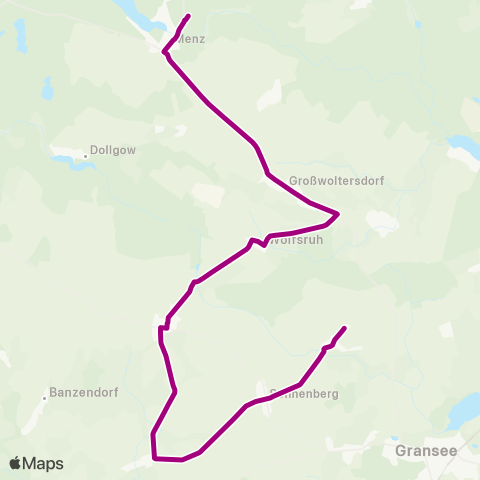 Oberhavel Verkehrsgesellschaft Schule ↔︎ Hauptstr. map