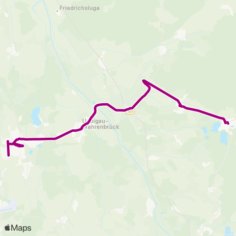 Verkehrsmanagement Elbe-Elster Schwimmbad ↔︎ Falkenberg map