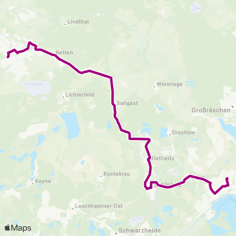 Verkehrsmanagement Elbe-Elster  map