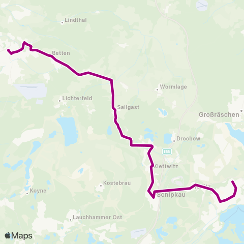Verkehrsgesellschaft Oberspreewald-Lausitz  map