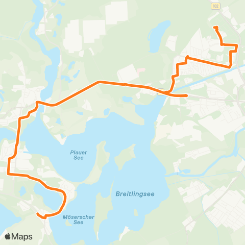 Verkehrsbetriebe Brandenburg an der Havel Kirchmöser Bhf ↔︎ Hohenstücken Nord map