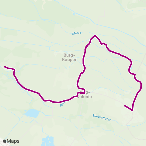 Cottbusverkehr Wendeplatz ↔︎ Schule map