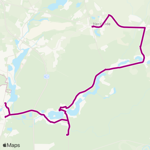 Busverkehr Oder-Spree Kagel Lichtenower Weg ↔︎ 🅢 Erkner map