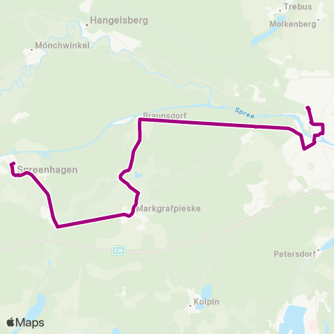 Busverkehr Oder-Spree  map