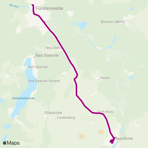 Busverkehr Oder-Spree  map