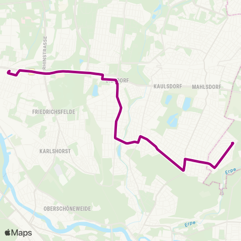 BVG Mahlsdorfer Allee ↔︎ 🅢+🅤 Lichtenberg Bhf (Berlin) map