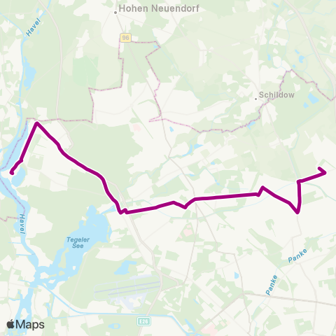 BVG Alt-Heiligensee ↔︎ Aubertstr. map