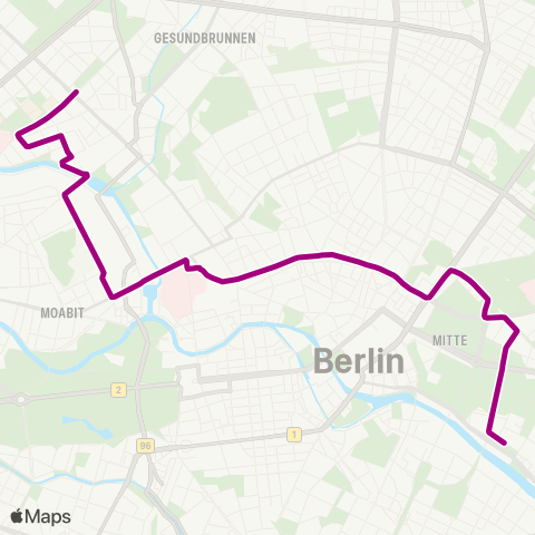 BVG 🅢 Ostbahnhof (Berlin) ↔︎ 🅢+🅤 Berlin Hbf map