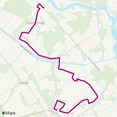 BVG Siriusstr. ↔︎ Hasselwerderstr. (Berlin) map