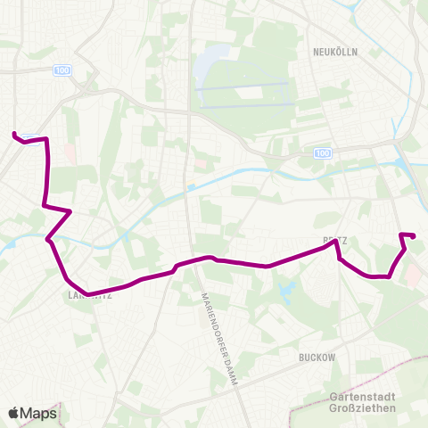 BVG Kielingerstr. (Berlin) ↔︎ 🅤 Walther-Schreiber-Platz (Berlin) map