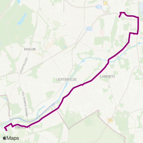 BVG Neißestr. ↔︎ 🅢+🅤 Tempelhof (Berlin) map