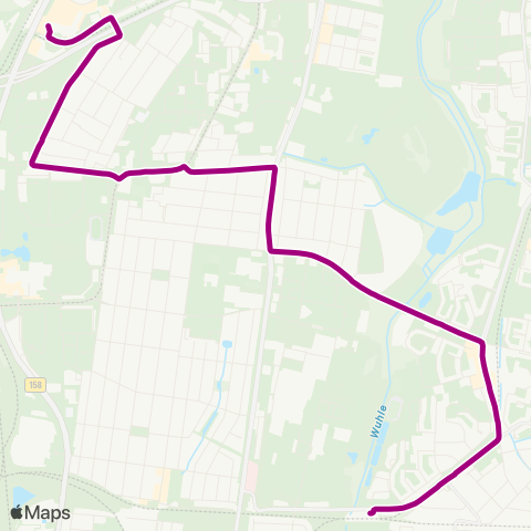 BVG 🅢+🅤 Wuhletal (Berlin) ↔︎ 🅢 Marzahn (Berlin) map