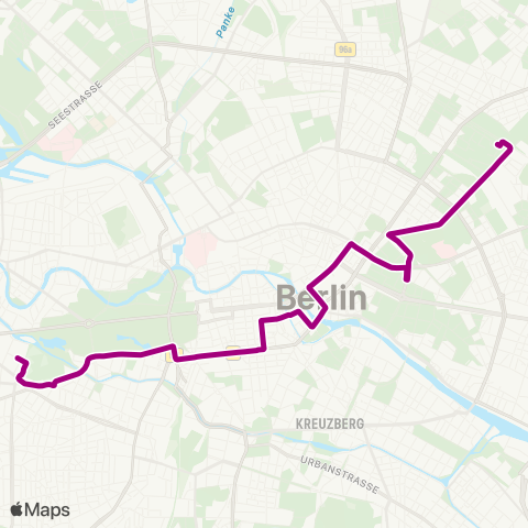 BVG Michelangelostr. (Berlin) [Bushafen] ↔︎ 🅢+🅤 Zoologischer Garten Bhf (Berlin) map
