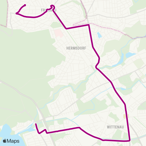 BVG An Der Mühle ↔︎ Hainbuchenstr. (Berlin) map