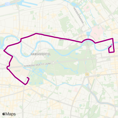 BVG 🅢+🅤 Friedrichstr. Bhf (Berlin) ↔︎ Hertzallee (Berlin) map