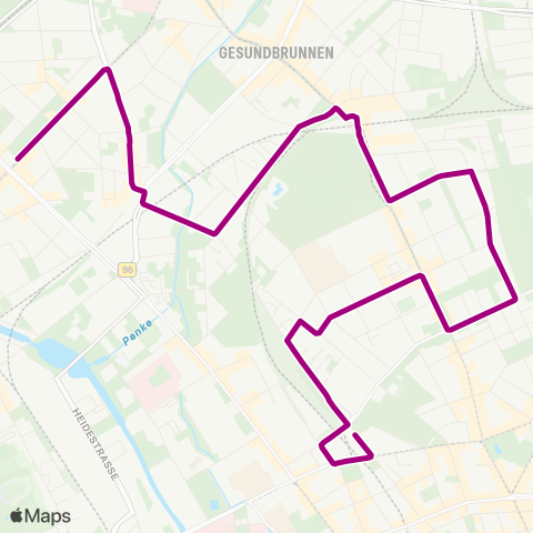 BVG 🅢 Nbf ↔︎ 🅤 Leopoldplatz (Berlin) map