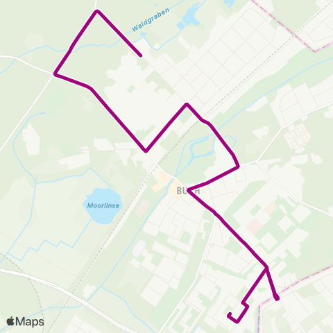 BVG Campus Buch (Berlin) ↔︎ 🅢 Buch (Berlin) map