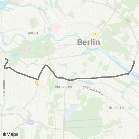 BVG 🅢+🅤 Zoologischer Garten Bhf (Berlin) ↔︎ Helsingforser Platz (Berlin) map