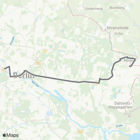 BVG Riesaer Str. (Berlin) ↔︎ 🅢+🅤 Berlin Hbf map