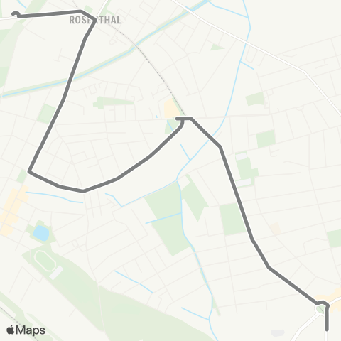 BVG Wilhelmsruher Damm (Berlin) ↔︎ Grabbeallee map