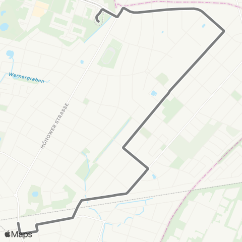 BVG Riesaer Str. (Berlin) ↔︎ 🅢 Mahlsdorf Bhf (Berlin) map