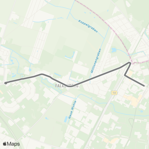 BVG Barnimplatz (Berlin) ↔︎ Prendener Str. (Berlin) map