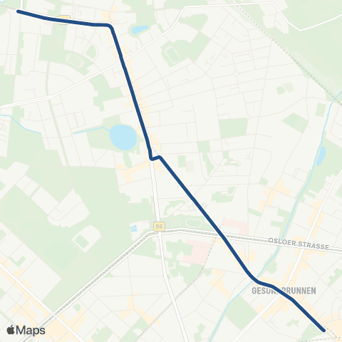 BVG 🅤 Paracelsus-Bad (Berlin) ↔︎ 🅢+🅤 Gesundbrunnen Bhf (Berlin) map