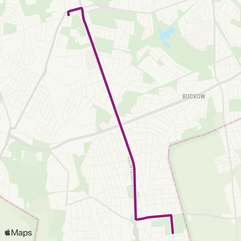 BVG Nahariyastr. (Berlin) ↔︎ Forddamm (Berlin) map