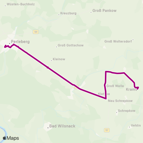prignitzbus Krampfer ↔︎ Zob map