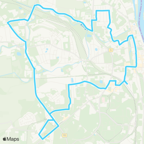 Stadtverkehrsgesellschaft Frankfurt (Oder) Kopernikusstr. ↔︎ Kopernikusstr. map