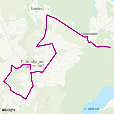 mobus Märkisch-Oderland Bus Markt ↔︎ 🅢 Fredersdorf map