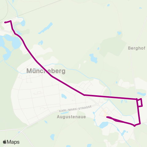 mobus Märkisch-Oderland Bus Stadt ↔︎ Müncheberg Bhf. map