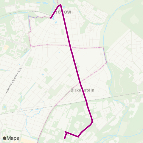 mobus Märkisch-Oderland Bus Digitalstr. ↔︎ 🅤 Hönow (Berlin) map