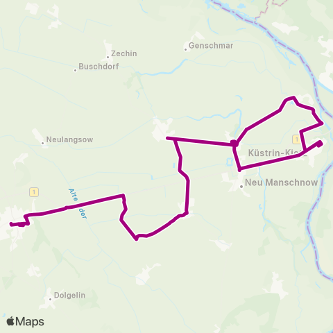 mobus Märkisch-Oderland Bus Dorf ↔︎ Busbahnhof map