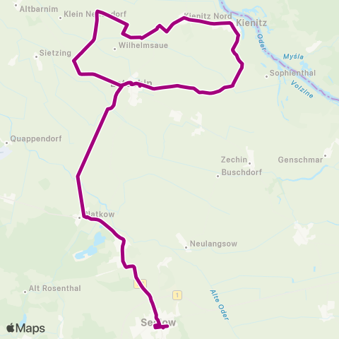 mobus Märkisch-Oderland Bus Dorf ↔︎ Busbahnhof map