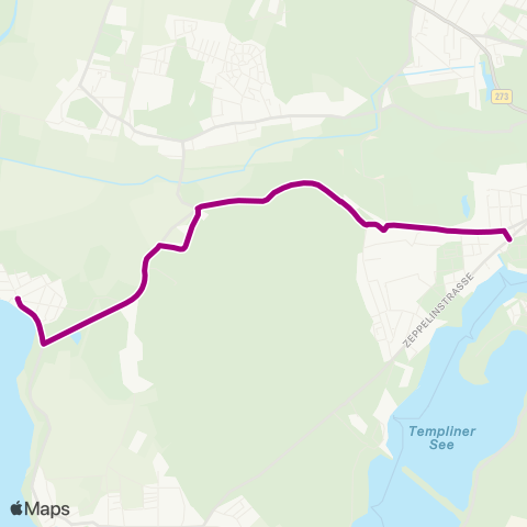 regiobus Potsdam Mittelmark Wildpark-West ↔︎ Charlottenhof Bhf map