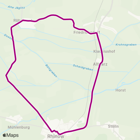 Havelbus Verkehrsgesellschaft Grundschule ↔︎ Grundschule map