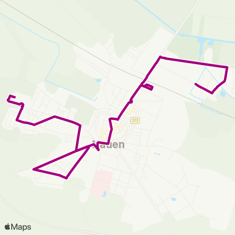 Havelbus Verkehrsgesellschaft Luchcenter ↔︎ Ulmenweg map
