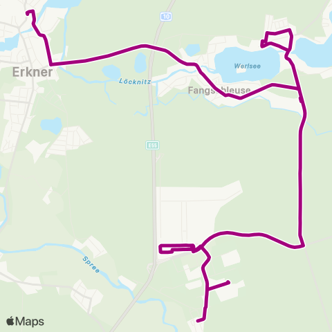 Busverkehr Oder-Spree Freienbrink Nord ↔︎ 🅢 Erkner map