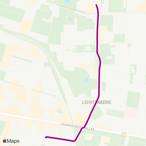 BVG Roederplatz (Berlin) ↔︎ Jessnerstr. (Berlin) map