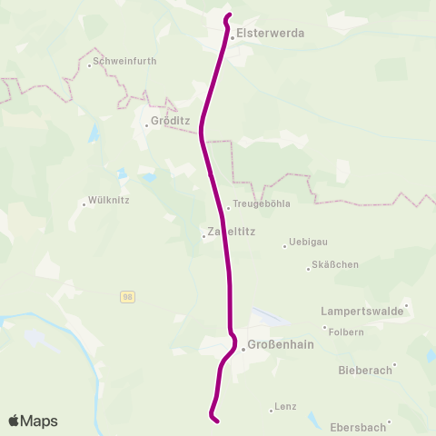 DB Regio  map