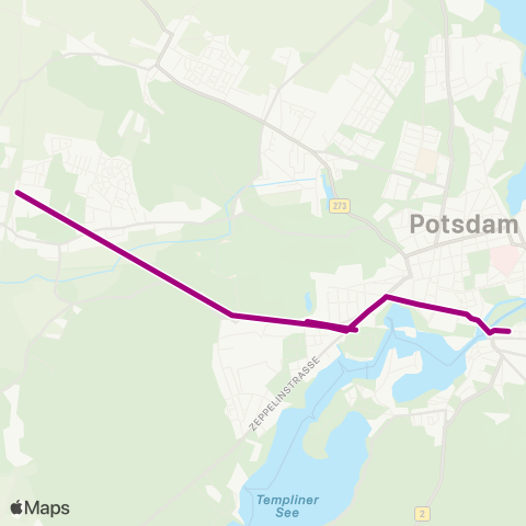 DB Regio 🅢 Potsdam Hbf ↔︎ Flughafen Ber map